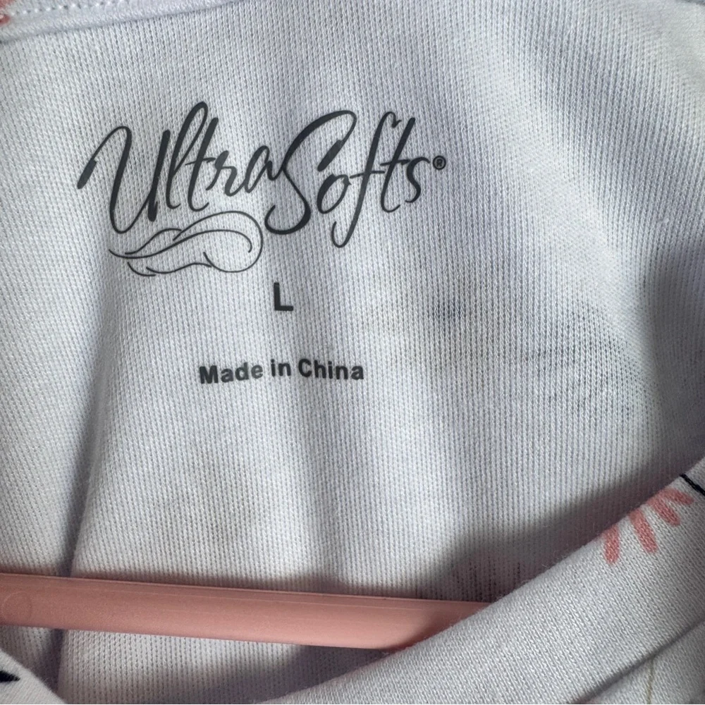 National Since 1952 Ultra Softs T-Shirt Womens White Short Sleeve NWT - Picture 4 of 7